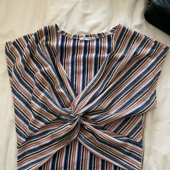 Zara shimmer knotted top - Picture 5 of 5